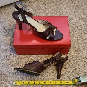 ANNE KLEIN Montrise Dark Brown size 10